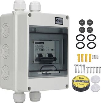 OEM Disjoncteur Miniature Cc - 2p 125a 1000v Dc - Ip65 - Para Sistema Solar Fotovoltaico - 1 Unidad