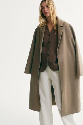 H&M Jersey Blazer in Brown at Nordstrom, Size X-Small