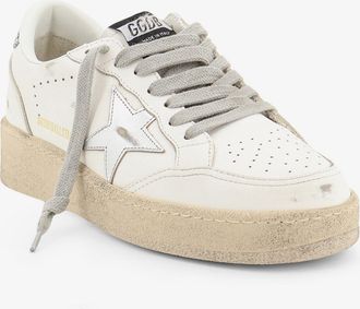 Golden Goose Womens Sneakers Ballstar Leather White Trainers