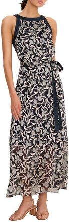 Nic+Zoe Becca Floral Burnout Dress in Indigo Multi at Nordstrom, Size X-Large