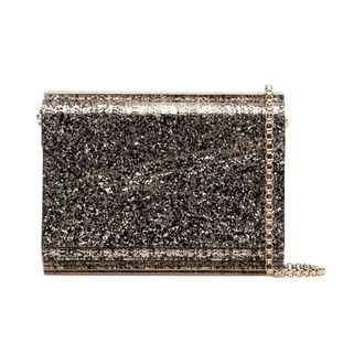 Jimmy Choo London Candy Clutch Bag - female - Jimmy Choo - Cross Body Bags - Gray - ONE SIZE - Bags