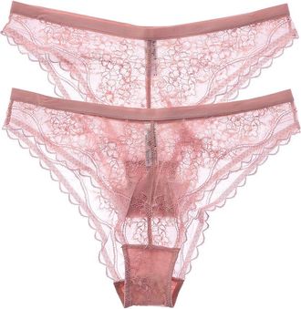 Wacoal B.TemptD By Wacoal 2Pk No Strings Attached Cheeky Bikini