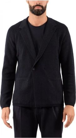 Emporio Armani Jacket - Heren - Blazers - Blauw - XL - Katoen - Jassen