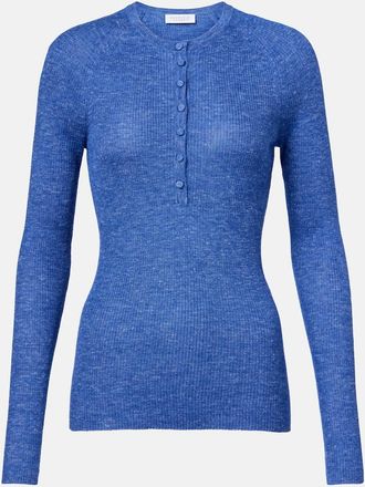 Gabriela Hearst Top Anges in cashmere, seta e canapa