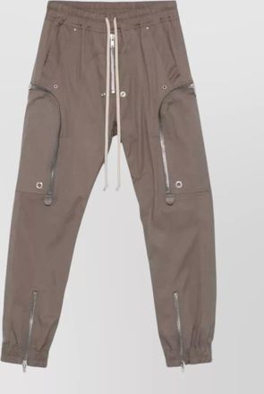 Rick Owens cotton bauhaus cargo track pants