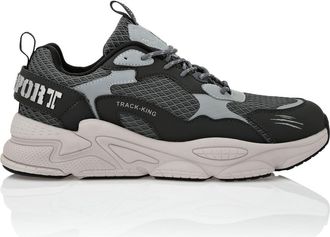 Plein Sport Runner Sneaker Track King Unisex in Grey/darkgrey at Nordstrom, Size 41