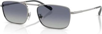 Vogue Eyewear Vo 4346S Zonnebrillen - Heren - Zonnebrillen - Grijs - 56 MM - Accessoires