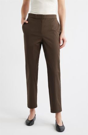 Eileen Fisher High Waist Slim Fit Ankle Pants in Wren at Nordstrom, Size Xx-Small