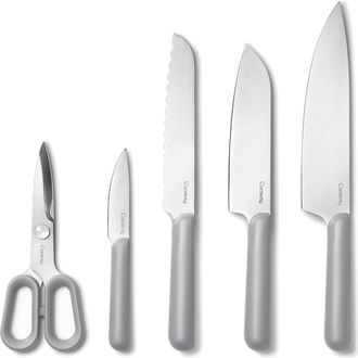 Caraway 5-Piece Knife Set in Gray at Nordstrom