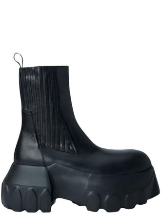 Rick Owens Black Beatle Mega Tractor Boots