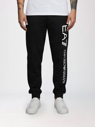 Emporio Armani Pantaloni jogging in cotone con logo
