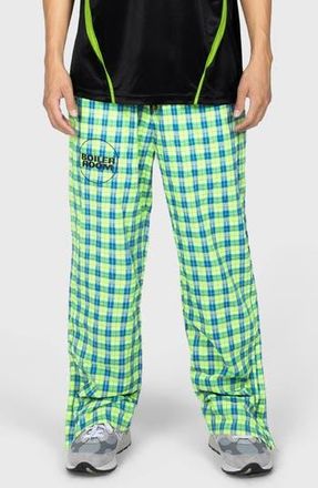 Pleasures x Boiler Room Practice Plaid Track Pants in Neon at Nordstrom Rack, Size Xx-Large