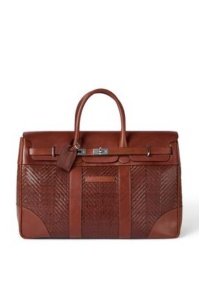 Brunello Cucinelli Calfskin and cowhide bag in Cognac at Nordstrom