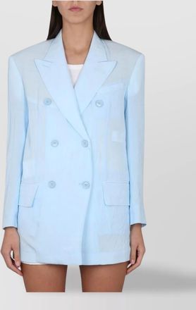 Max Mara tailored double-breasted jacket featuring back vent