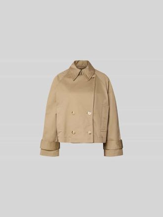 Joseph Joseph Relaxed Fit Jacke mit Umlegekragen in Khaki, Gr&ouml;&szlig;e 38