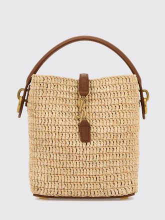 Saint Laurent Borsa Le 37 Mini Saint Laurent in rafia crochet