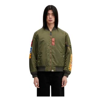 A Bathing Ape A Bathing Ape, Hombre, Chaquetas, Verde, Talla: M