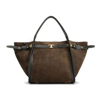 Tod's Borsa Shopping T Signature Piccola - - Bags - Donna - Marrone - ONE SIZE