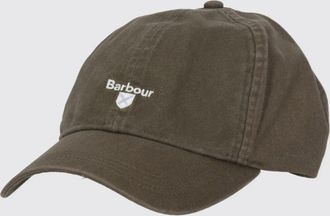 Barbour Cappello Cascade Barbour in cotone con logo ricamato