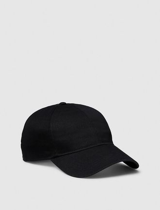 Calvin Klein Cotton Twill Baseball Cap - Black - OS