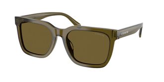 Coach HC8466U CFU12 591073 Mens Sunglasses Green Size 56