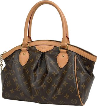 Louis Vuitton Brown Monogram Handbag Tote Bag (Pre-Owned)
