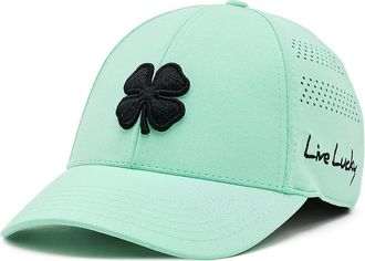 Black Clover Lucky Heather Laser 4 Hat Baseball Caps Heather Light Green Hat/3d Black Clover : SM/MD, Nylon/Polyester/Spandex