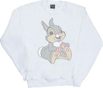 Disney Dames/Dames Klassiek Thumper Katoenen Sweatshirt (Wit)