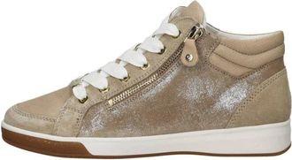 Ara Rom ST High Soft Veterschoenen Hoog - Dames - Sneakers - Beige - 36 EU - Schoenen