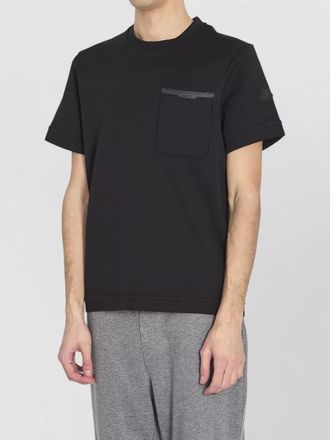 Moncler cotton ribbed crewneck short-sleeve t-shirt