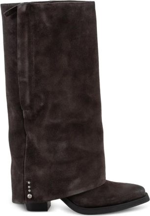 Ash 85mm Jackson zip boots - Brown