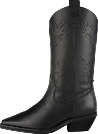 L37 Stijlvolle Holly Leaves Accessoires - Dames - Cowboylaarzen - Zwart - 36 EU - Schoenen