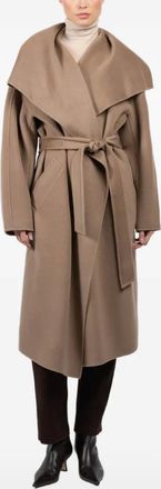 Lara belted coat - Bruin