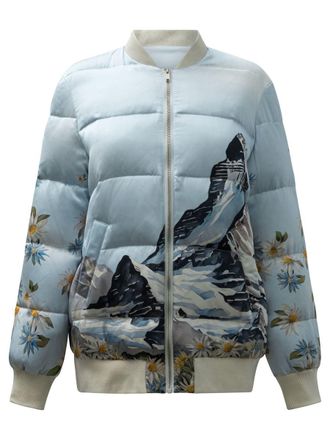 Sleep No More Zermatt Silk Bomber Jacket