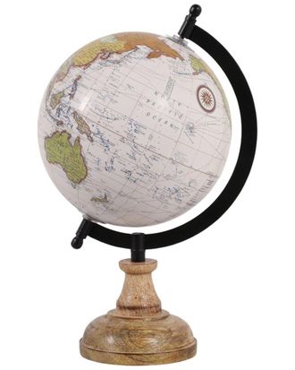 Sagebrook Home 12X7in Globe On Wood Base
