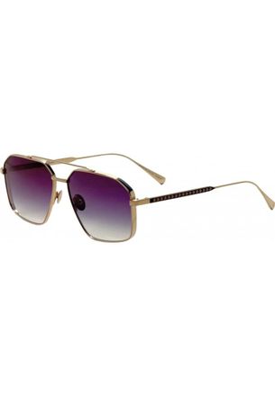 John Varvatos Mens SJV563580GOL SJV563 58 0GOL Sunglasses - Gold - One Size