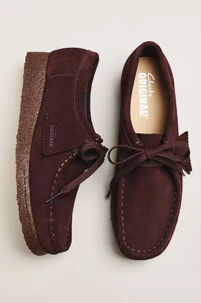 Clarks Wallabee Suede Slip-On Shoes