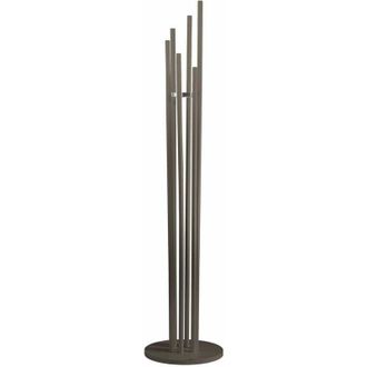 HERDASA Herdasa - Perchero Moderno Mod. 471 Acabado Lacado En Moka, 182 Cm(alto)34 Cm(ancho)34 Cm(largo)