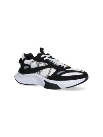Valentino Garavani Color-Block Mesh Sneaker - White