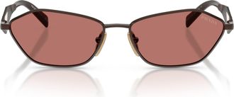 Prada 0pr D50s Geometric Sunglasses
