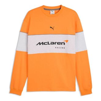 Puma x McLAREN RACING Long Sleeve T-Shirt Papaya 637508-03