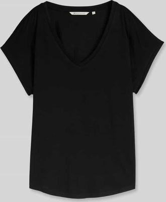 Tom Tailor Denim Relaxed Fit T-Shirt in Black, Gr&ouml;&szlig;e XS