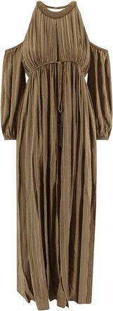 Pinko Maxi Kleedjes - Dames - Maxi kleedjes - Groen - L - Kleedjes