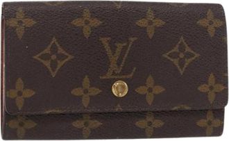 Louis Vuitton Pre-owned Wallets, female, Brown, Size: ONE SIZE Pre-owned Monogram Canvas Wallet