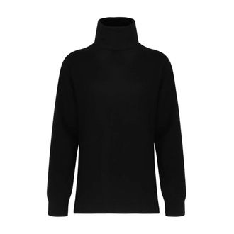 P.A.R.O.S.H. Turtlenecks, female, Black, XS, High Neck Knitwear