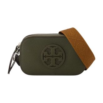 Tory Burch Tassen, Dames, Groen, ONE Size, Mini Miller Crossbody Tas