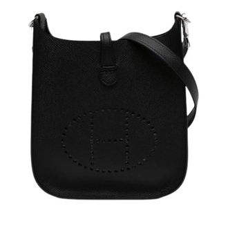 Herm&egrave;s Pre-owned Evelyne Schoudertas - Dames - Pre-owned - Zwart - Maat: ONE Size Leer