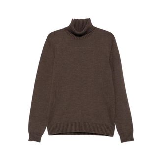 Zanone Heren, Truien, Bruin, Maat: XL