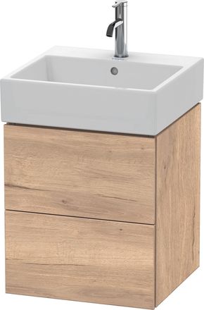 Duravit Duravit L-cube Mueble Bajo Lavabo Suspendido, 2 Cajones