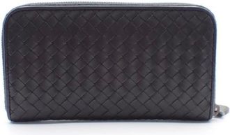 Bottega Veneta Pre-owned Wallets, female, Black, Size: ONE SIZE Pre-owned Leather Wallet